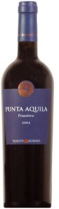Vin Rubino Rosso Punta Aquila Primitivo